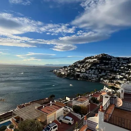 Preciosa Casa Con Vista Al Mar Feriehus Roses